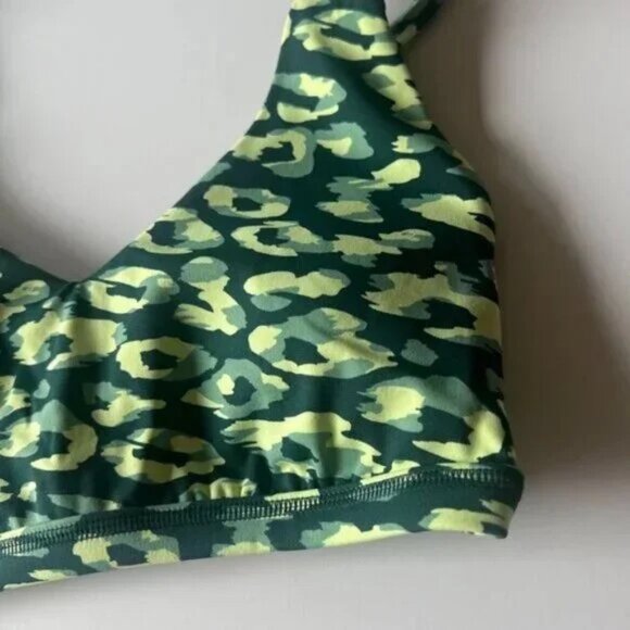 NWT Aerie Offline Goals Stretch Medium Support Sports Bra Printed Size Medium M - Picture 3 of 9